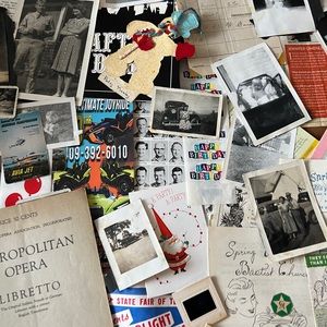 50 Plus Vintage Scrapbookers Lot of Old Paper Vintage Postcards Stockers Photo